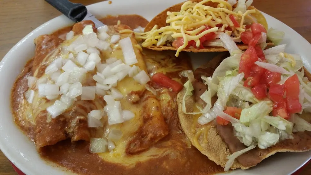Ladies Special Cheese Enchiladas Beef Taco B C Chalupa